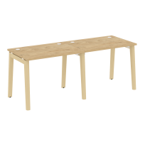 Onix Wood Рабочая станция OW.RS-2.1.7 Белый бриллиант/Дуб светлый/Белый металл 1960*720*750 Onix Wood Рабочая станция OW.RS-2.1.7 Белый бриллиант/Дуб светлый/Белый металл 1960*720*750