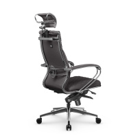 Кресло для руководителя Метта L 2c 44C/K_17839_Кожа перфорированная NewLeather - Черный_Кожа перфорированная NewLeather - Черный Кресло для руководителя Метта L 2c 44C/K_17839_Кожа перфорированная NewLeather - Черный_Кожа перфорированная NewLeather - Черный