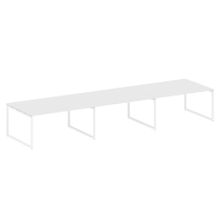 Metal System Quattro Перег. стол (3 столешницы) на О-оразном м/к 40БО.ПРГ-3.4 Акация/Антрацит металл 4800*1235*750 Metal System Quattro Перег. стол (3 столешницы) на О-оразном м/к 40БО.ПРГ-3.4 Акация/Антрацит металл 4800*1235*750