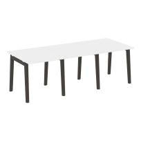 Onix Wood Стол переговорный (3 столешницы) OW.PRG-3.0 Белый бриллиант/Дуб светлый/Белый металл 2340*980*750 Onix Wood Стол переговорный (3 столешницы) OW.PRG-3.0 Белый бриллиант/Дуб светлый/Белый металл 2340*980*750