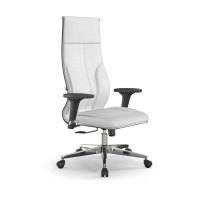 Кресло для руководителя Метта L 1m 46/2D_17834_Кожа перфорированная NewLeather - Темно-коричневый_Кожа перфорированная NewLeather - Темно-коричневый Кресло для руководителя Метта L 1m 46/2D_17834_Кожа перфорированная NewLeather - Темно-коричневый_Кожа перфорированная NewLeather - Темно-коричневый