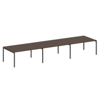 Metal System Quattro Перег. стол (3 столешницы) на П-оразном м/к 40БП.ПРГ-3.4 Акация/Антрацит металл 4800*1235*750 Metal System Quattro Перег. стол (3 столешницы) на П-оразном м/к 40БП.ПРГ-3.4 Акация/Антрацит металл 4800*1235*750